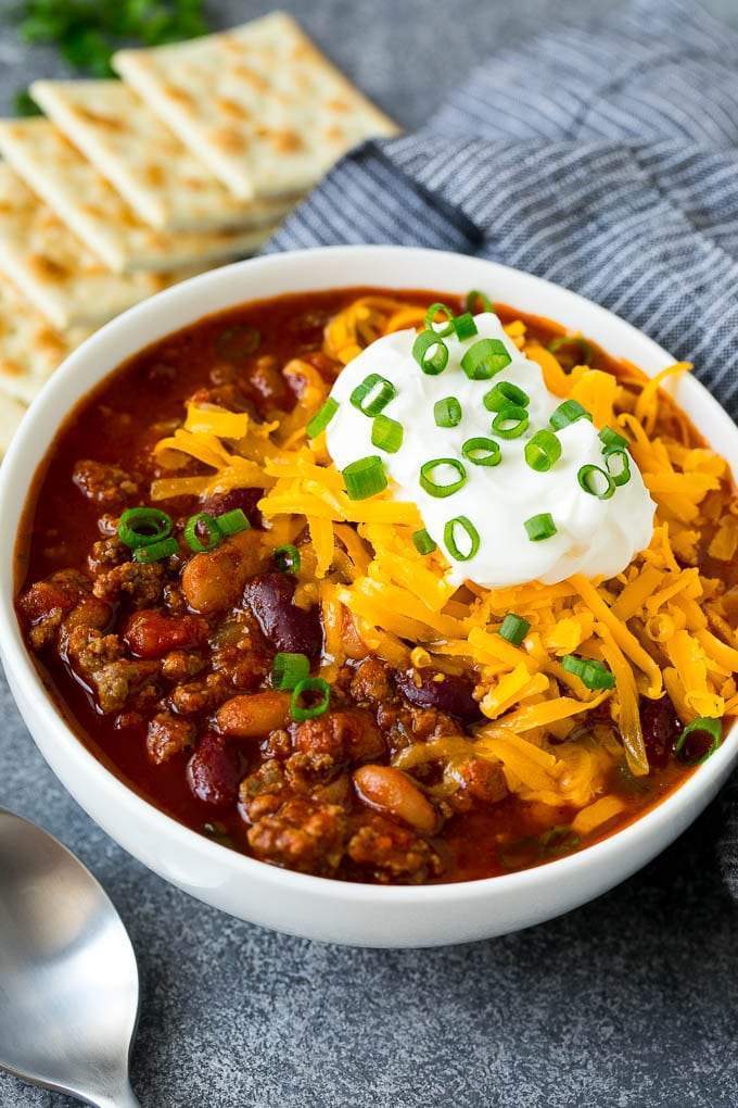 One Pot Slow Cooker Chili