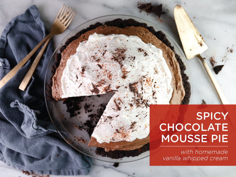 Spicy Chocolate Mousse Pie