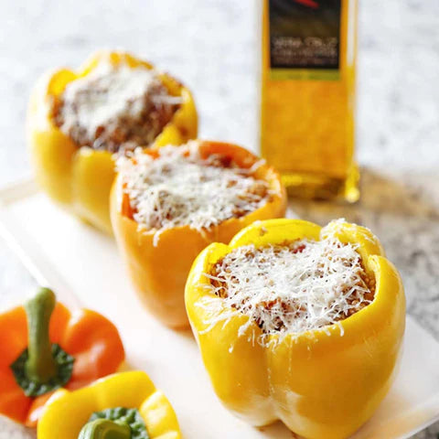 MEXICAN QUINOA STUFFED PEPPERS