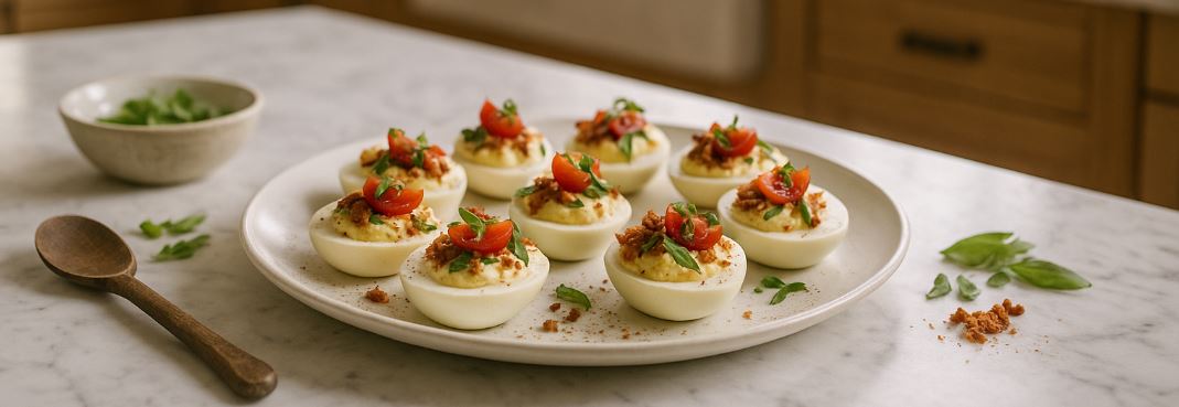 BLT Deviled Eggs