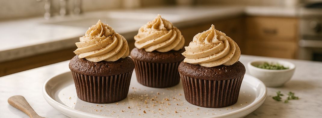 Mexican Chocolate Kahlua Cupcakes