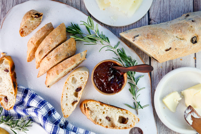 Olive and Rosemary Baguettes