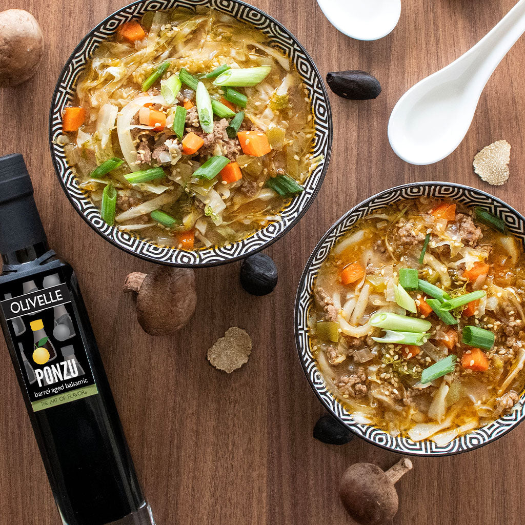 Miso Cabbage Udon Soup