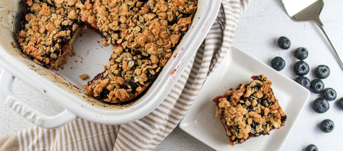Blueberry Oat Bars