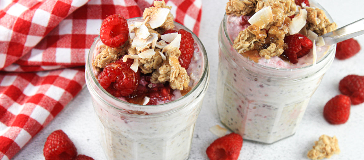 Raspberry Overnight Oats