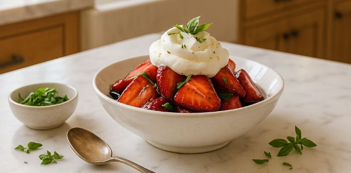 Barrel Aged Balsamic Strawberries
