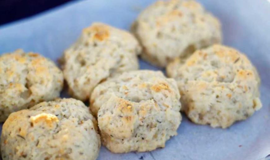 Olive Oil & Herb Drop Biscuits