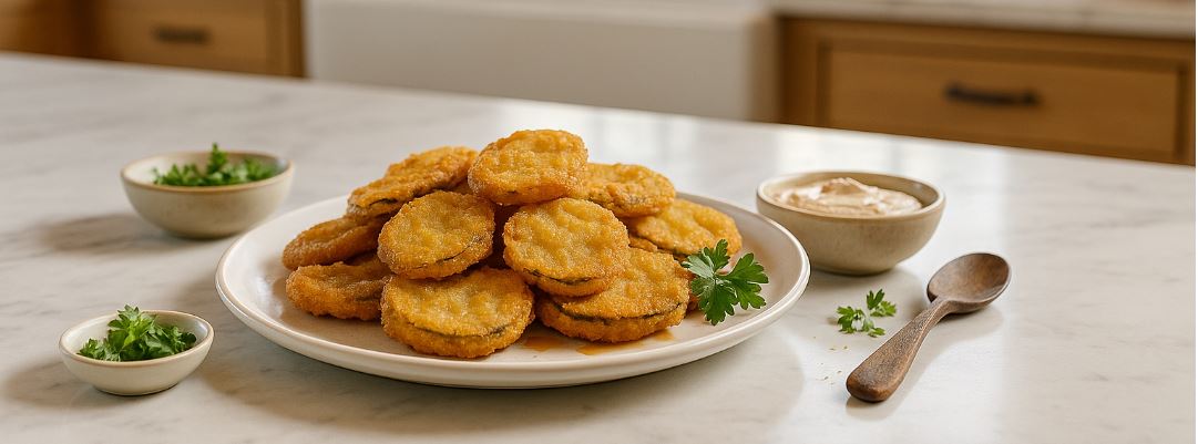 Fried Pickles with Smokehouse Mayo