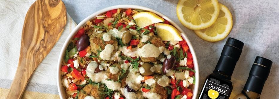 Greek Orzo Bowl