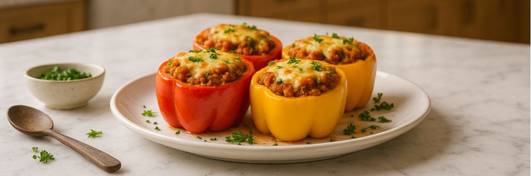 Mexican Quinoa Stuffed Peppers