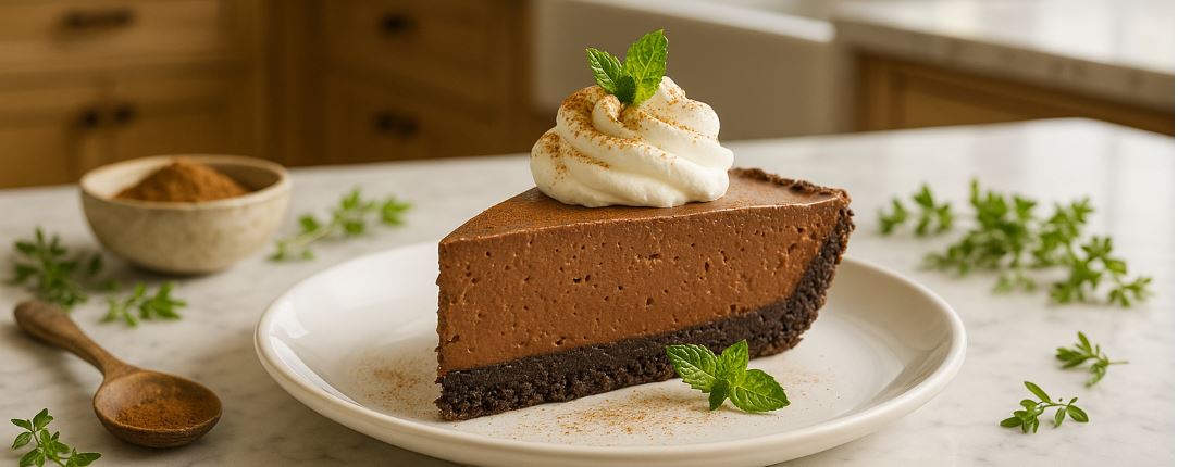 Spicy Chocolate Mousse Pie