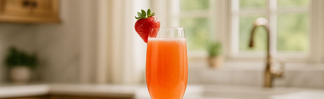 Strawberry Lemonade Mimosa