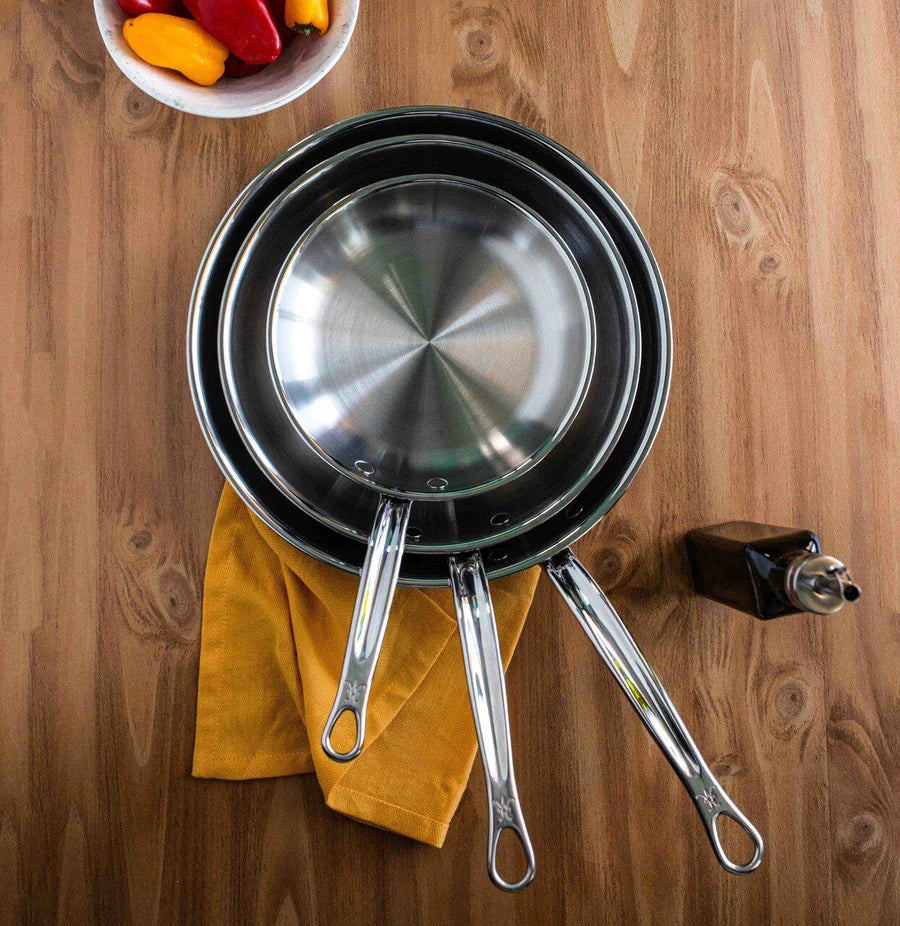 Probond Professional Clad Stainless Steel Skillets