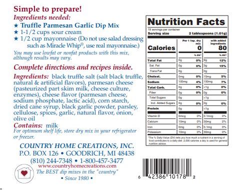 Truffle Parmesan Garlic Dip Mix