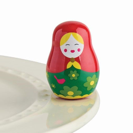 Nora Fleming Nesting Doll (All Dolled Up) Mini