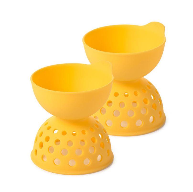 2-Piece Silicone Egg Poaching Set