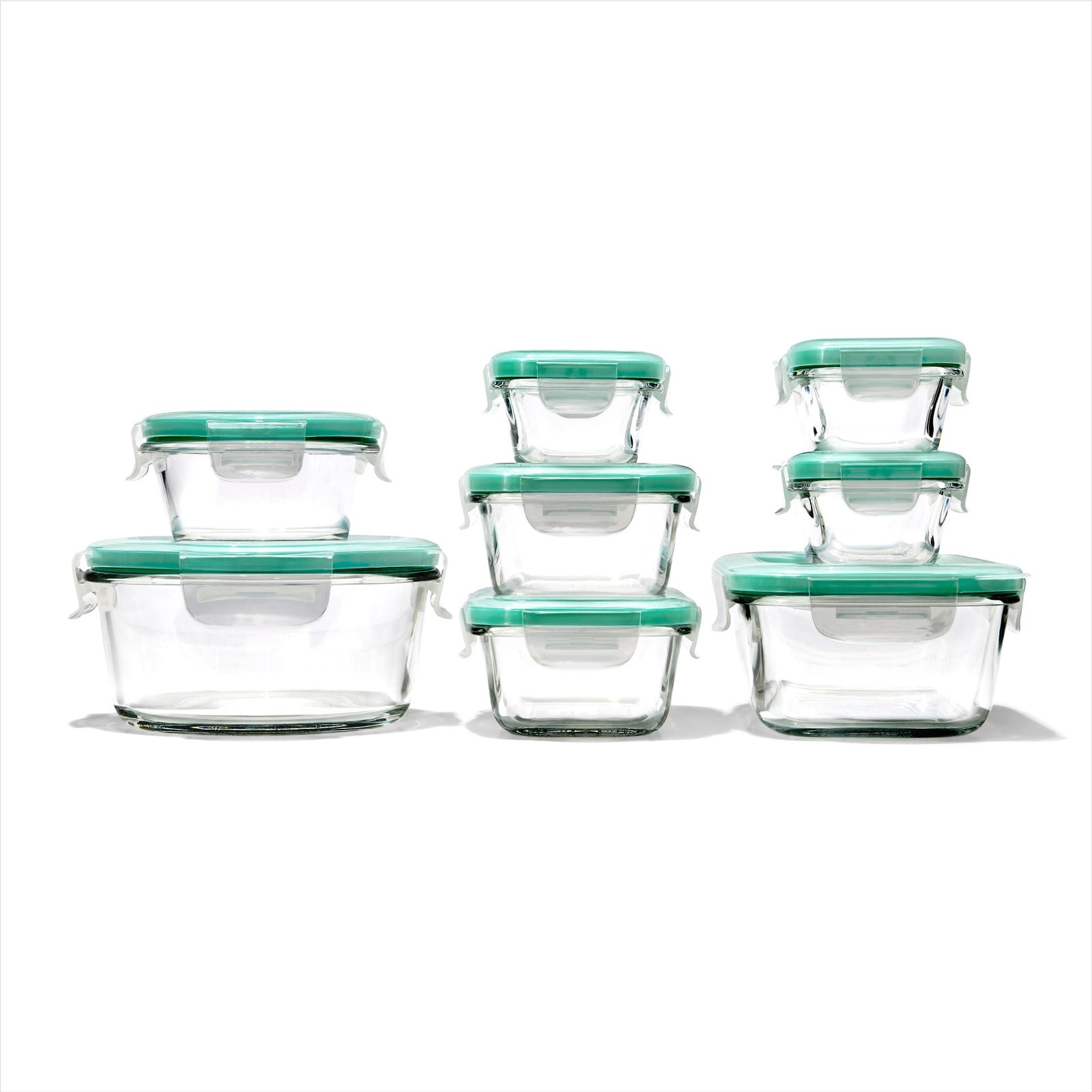 16 PIECE SNAP GLASS SET