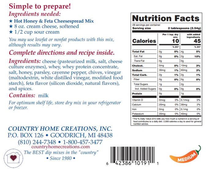 Hot Honey & Feta Cheesespread Mix