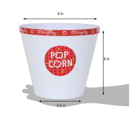 Large Red Popcorn Bucket