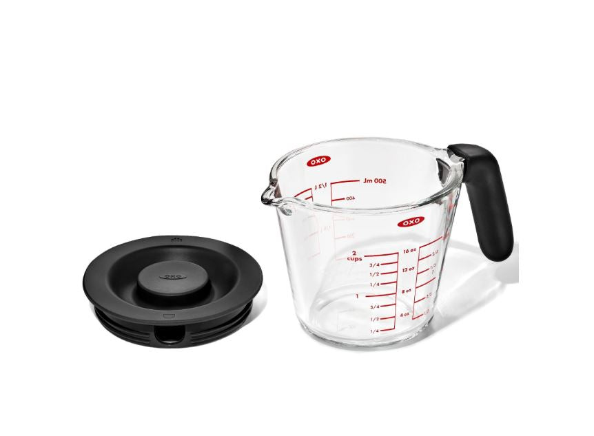 Oxo 2 Cup Glass Measuring Cup W/Lid