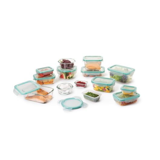 OXO Good Grips 30 Piece Smart Seal Glass & Platic Container Set