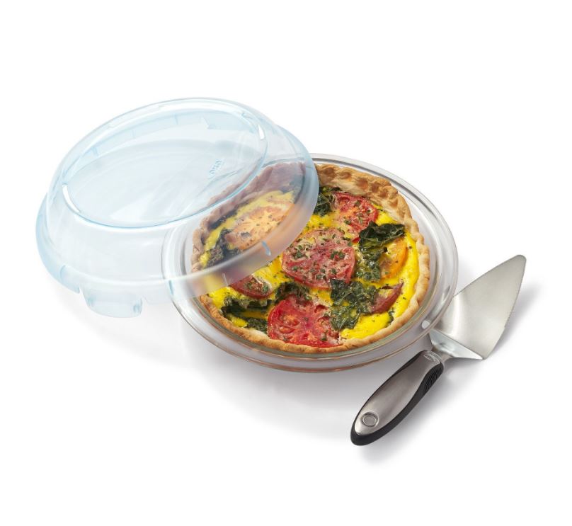 Oxo Glass Pie Plate W/ Lid