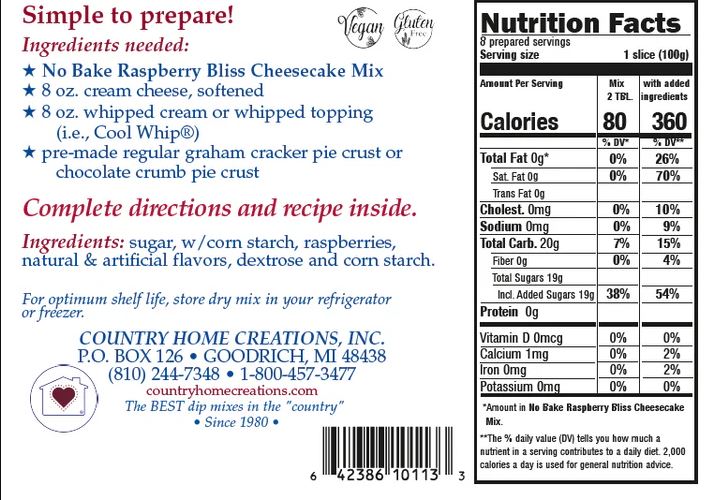 No-Bake Raspberry Bliss Cheescake Mix