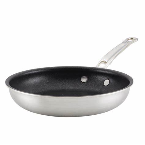 Professional Clad Stainless Steel Titum Nonstick Skillet