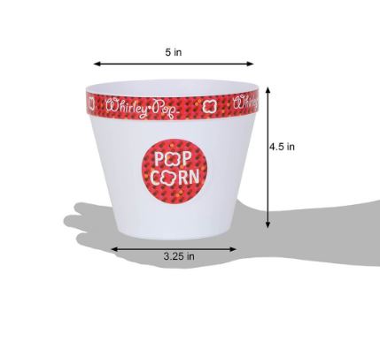 Small Red Popcorn Bucket