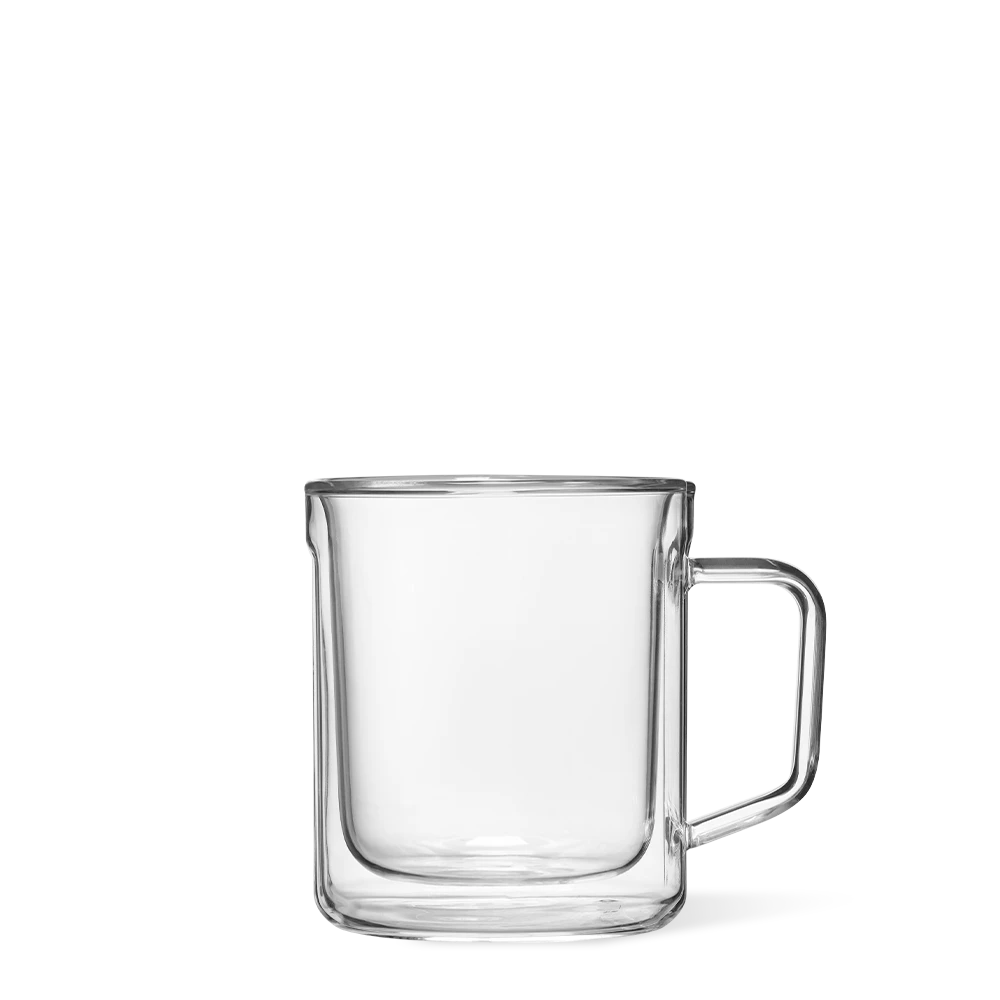 12Oz Glass Mug Set